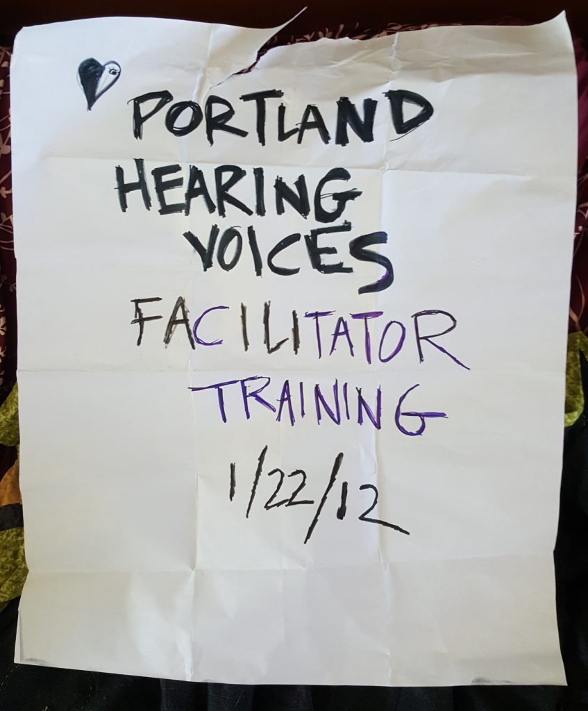 Portland Hearing Voices Flyer 2012